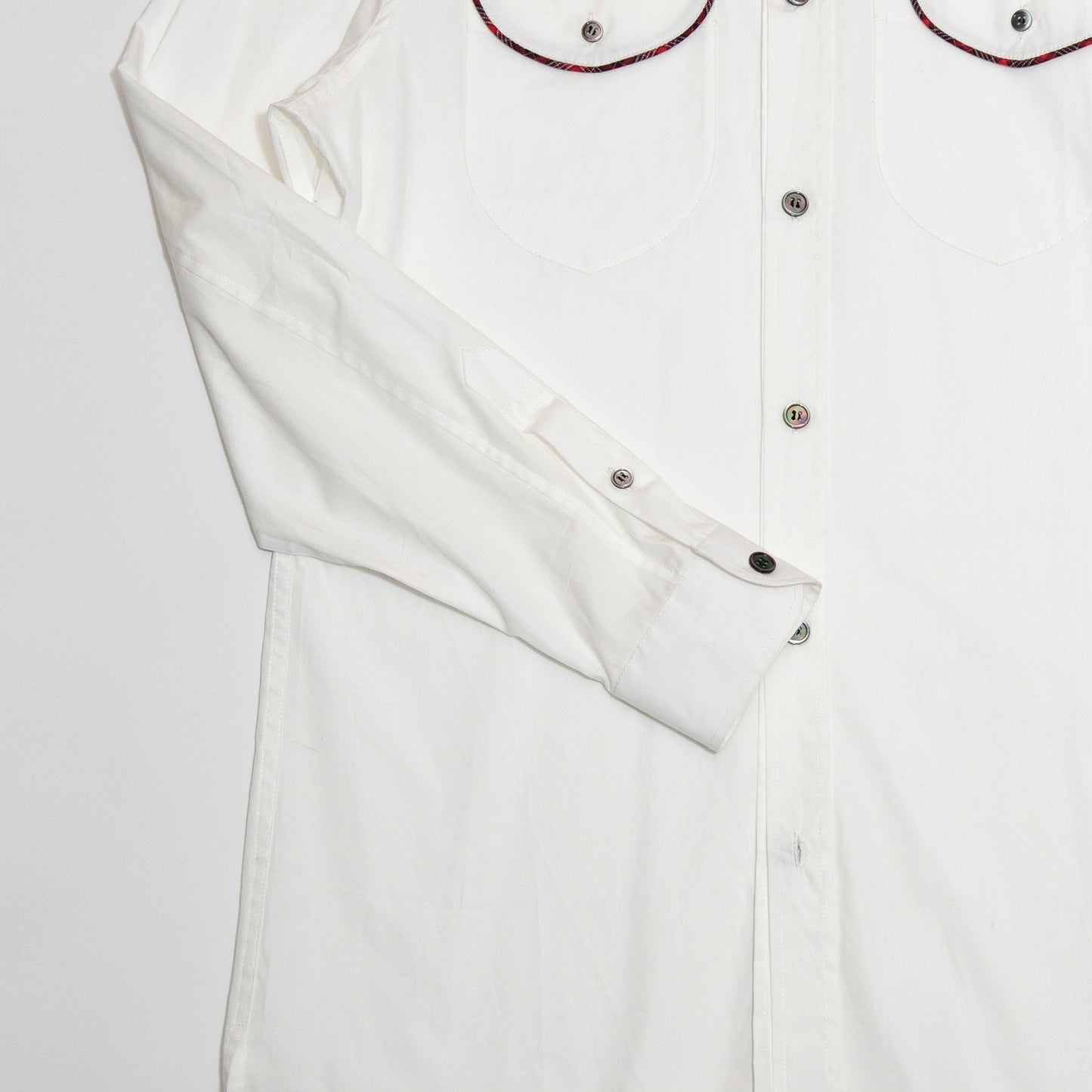 Slim Fit Contrast Trim Shirt