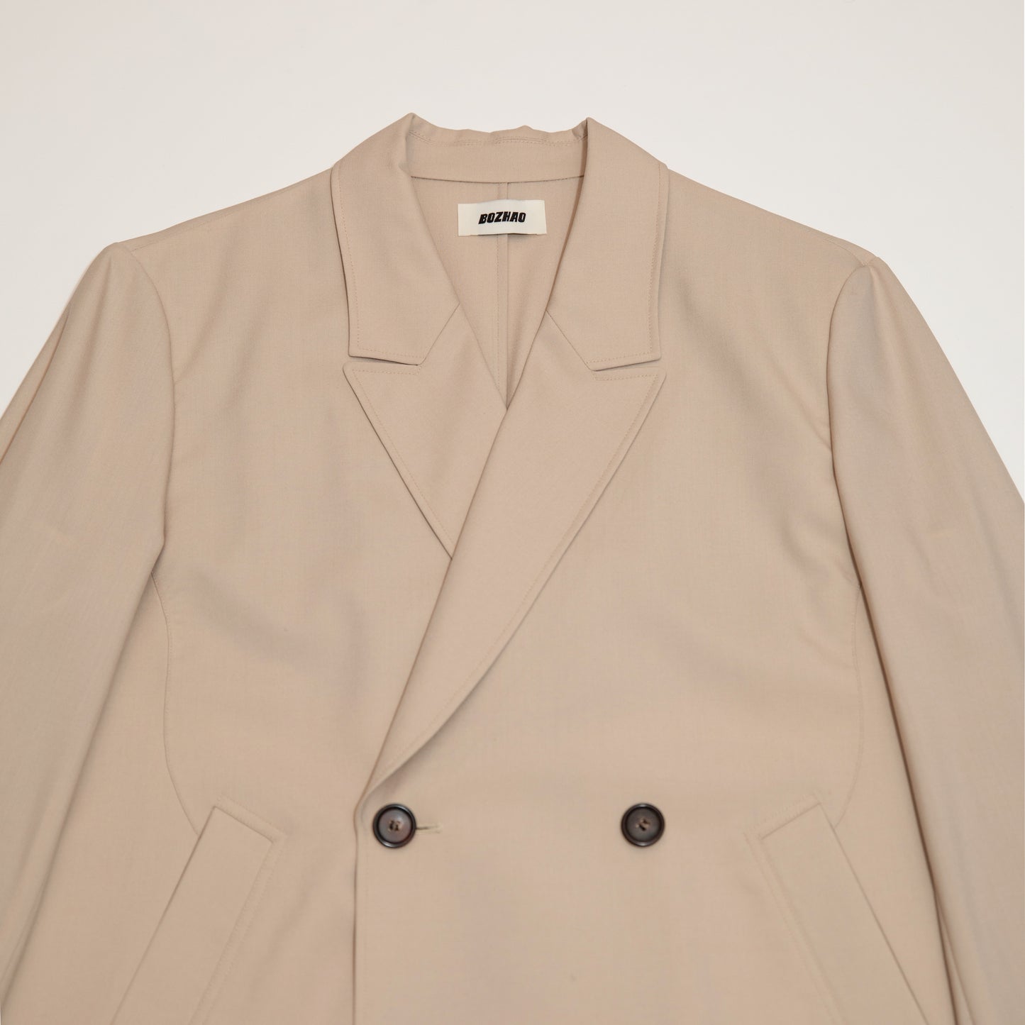 (Made-to-Order) Double Breasted Unconstructed Coat