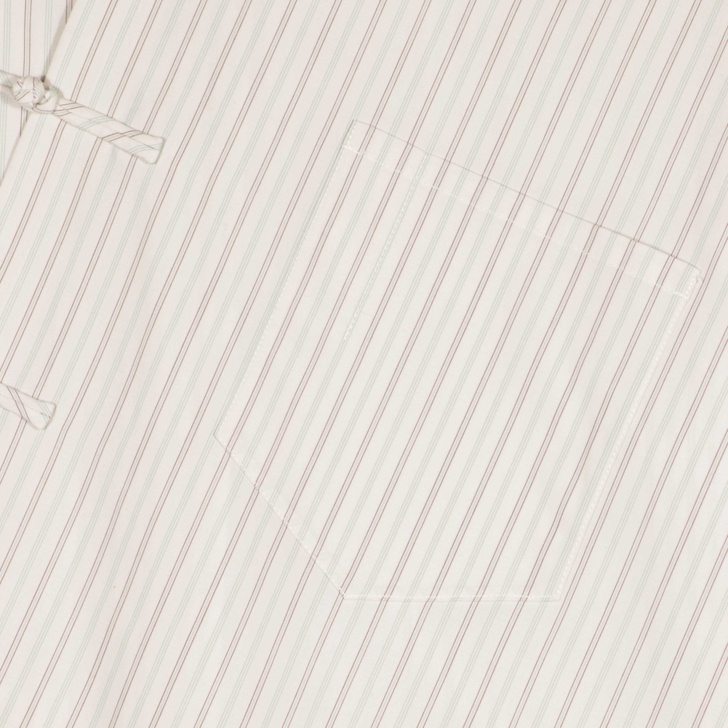 Mandarin 4.0 Oversize Warp Shirt w/ Handmade Knot Button