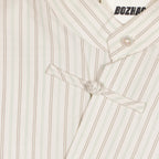 Mandarin 4.0 Oversize Warp Shirt w/ Handmade Knot Button