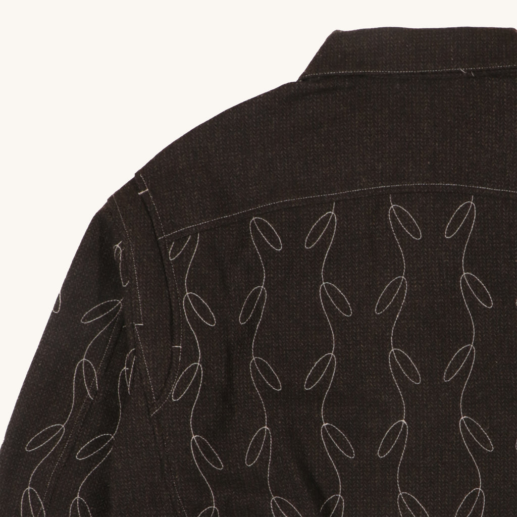 RE:NEWOOL® Floral Stitch Jacket