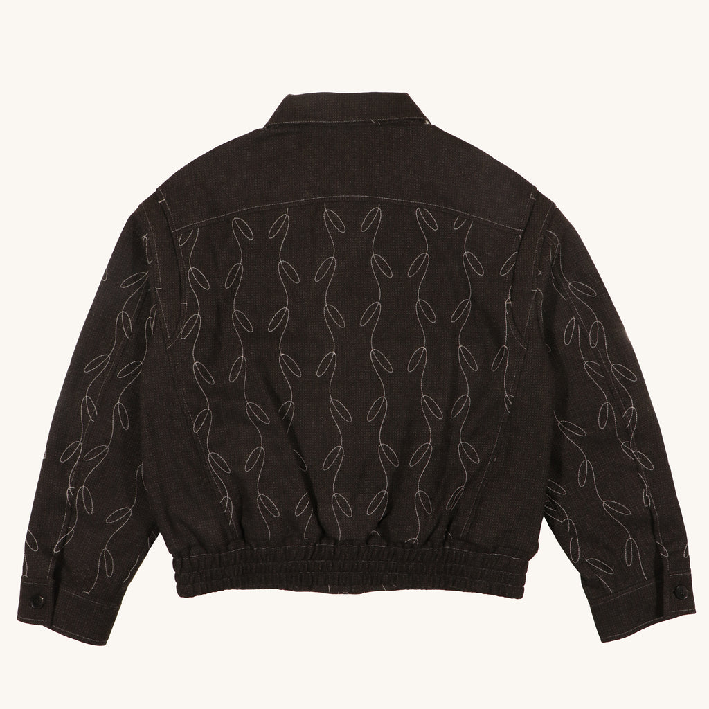 RE:NEWOOL® Floral Stitch Jacket