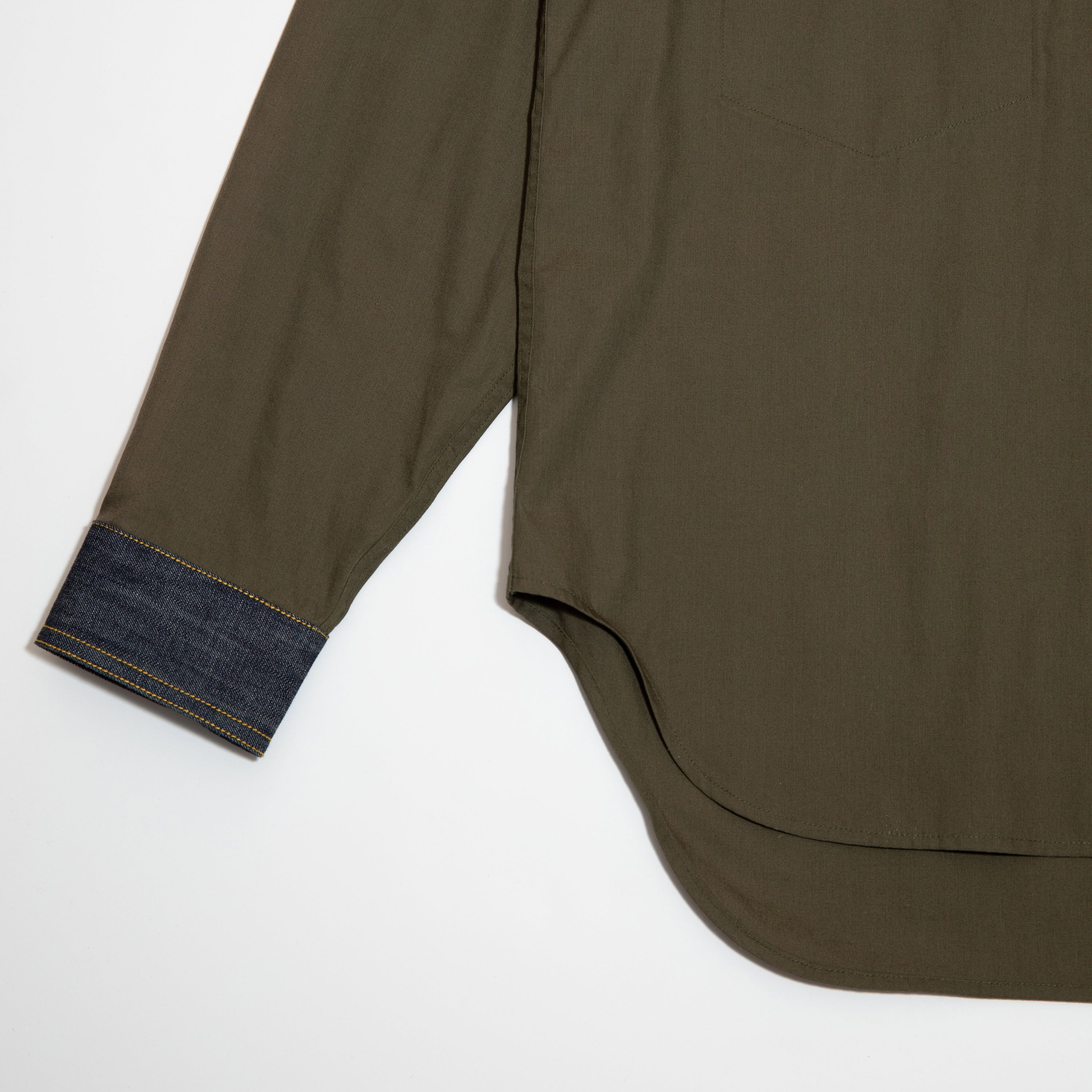 Multi Fabric Work Shirt