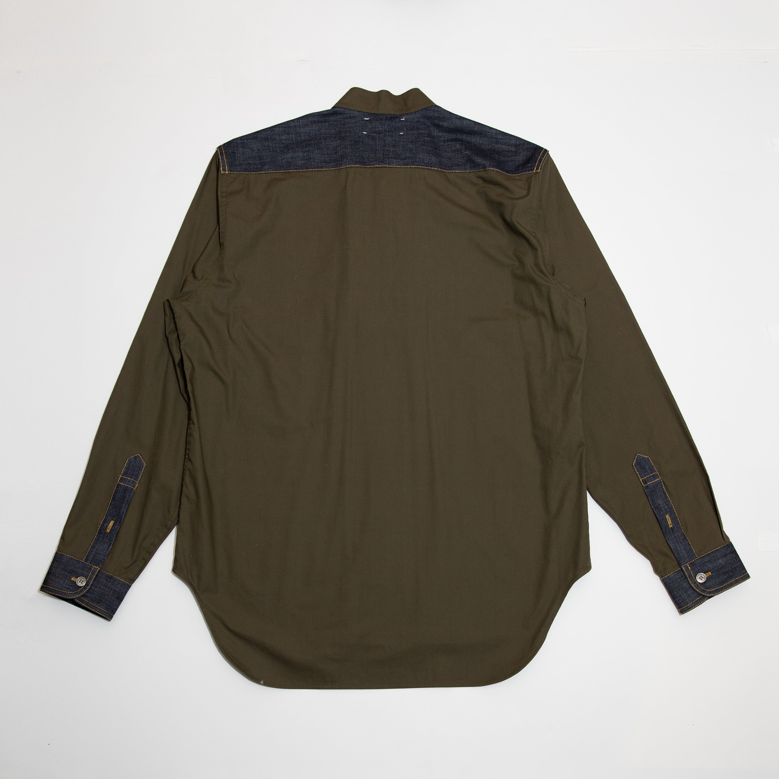 Multi Fabric Work Shirt