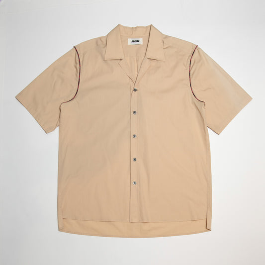 Open Collar Short Sleeve Shirt