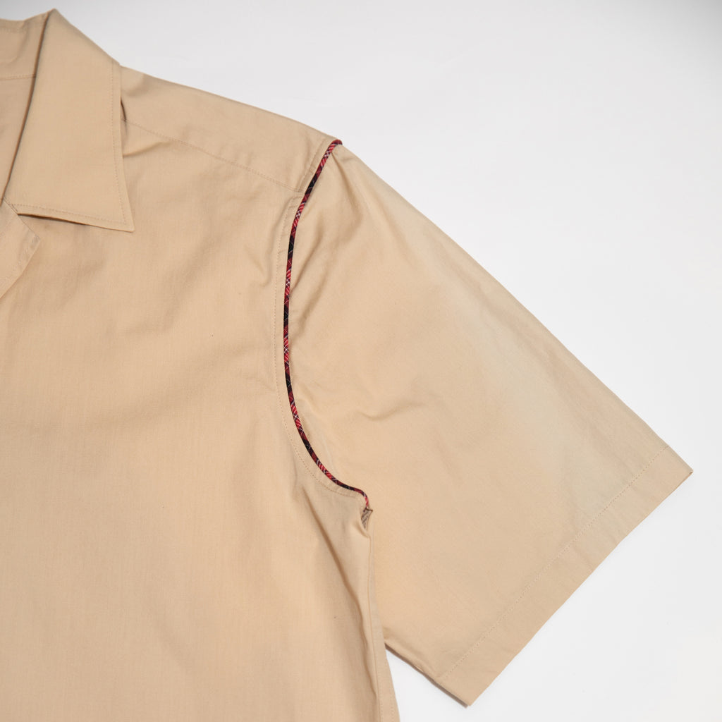 Open Collar Short Sleeve Shirt