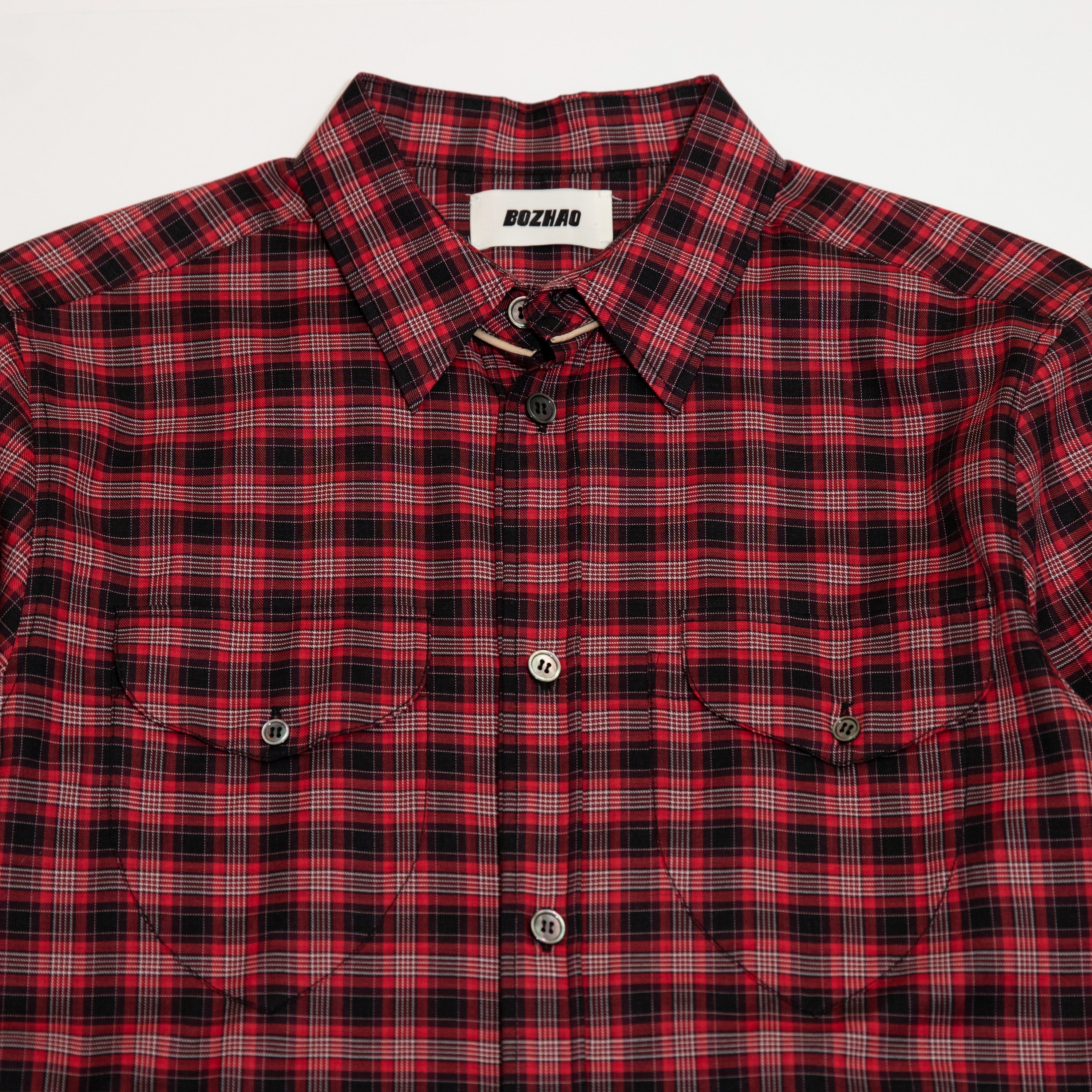 Slim Fit Plaid Shirt