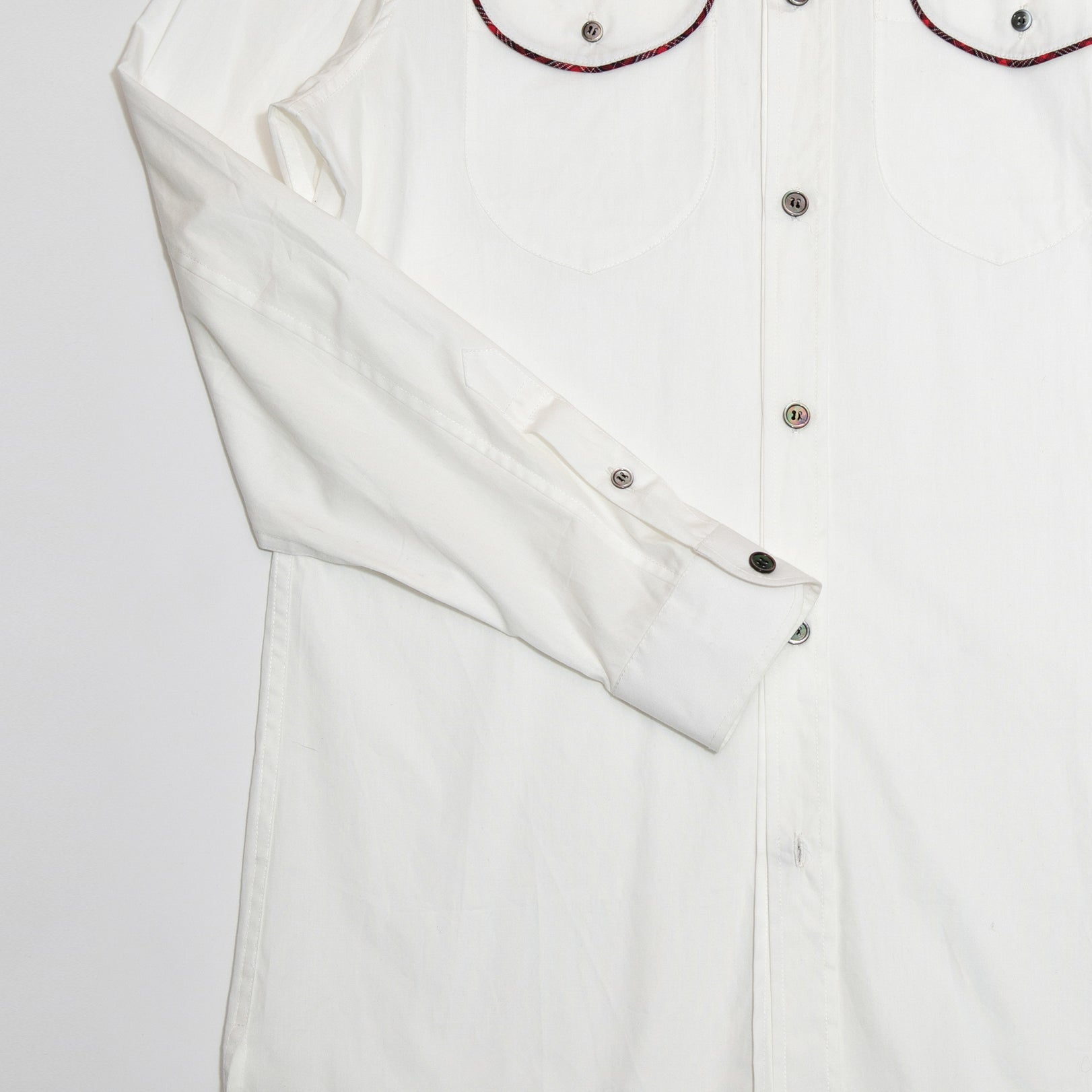 Slim Fit Contrast Trim Shirt