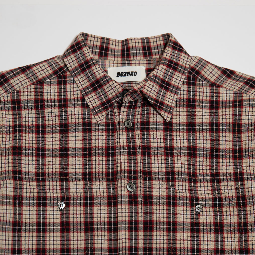 Slim Fit Plaid Shirt