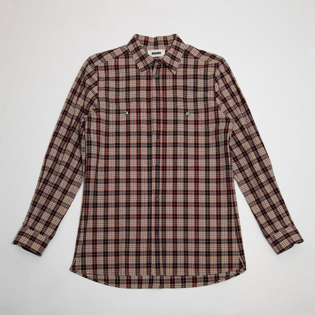 Slim Fit Plaid Shirt