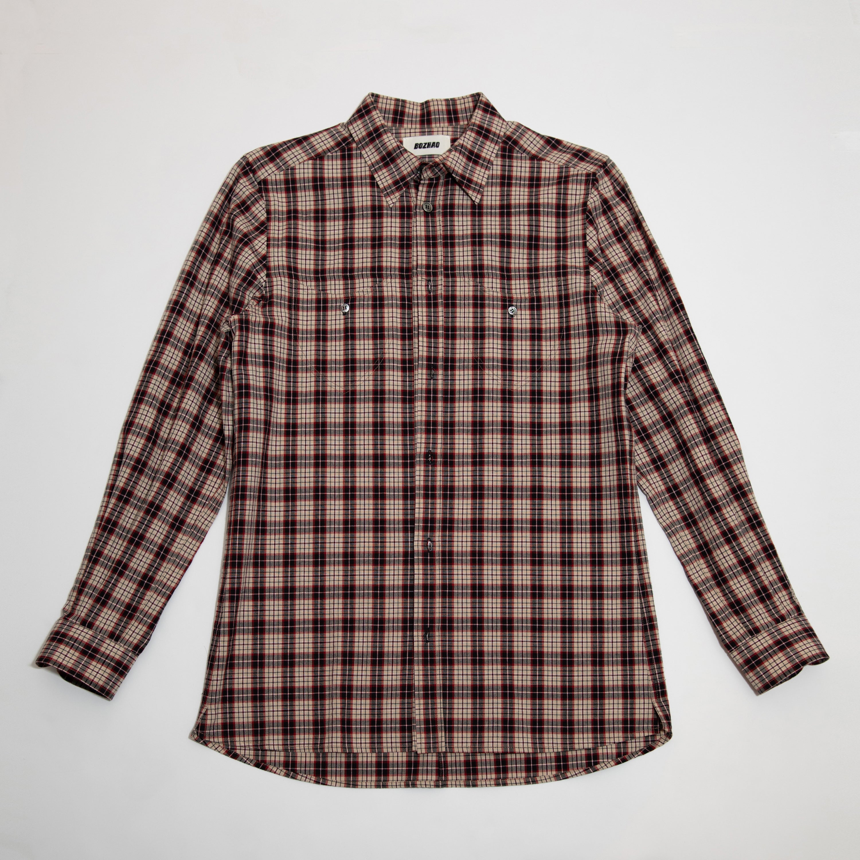 Slim Fit Plaid Shirt