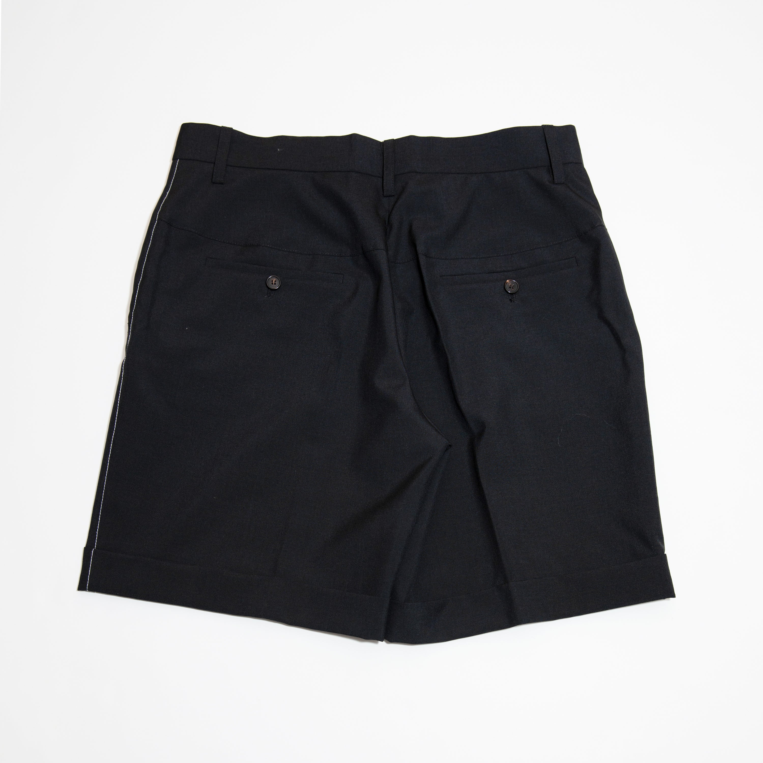 Buttons Fly Tailored Shorts