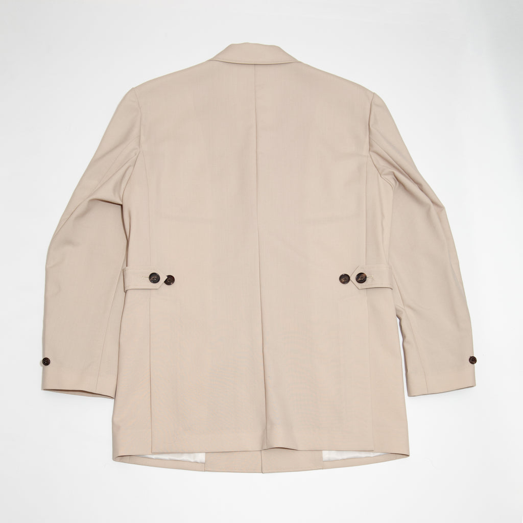 Wool Blend Unconstructed Tailored Jacket