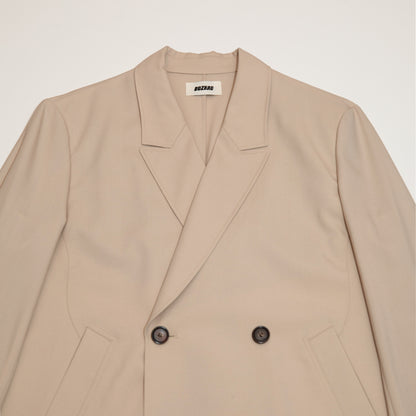 (Made-to-Order) Double Breasted Unconstructed Coat