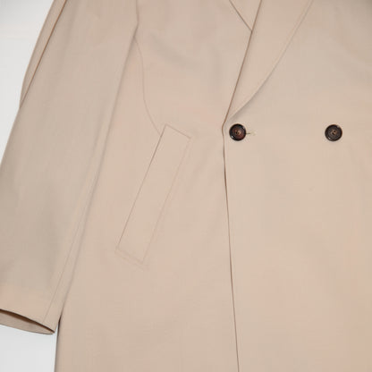 (Made-to-Order) Double Breasted Unconstructed Coat