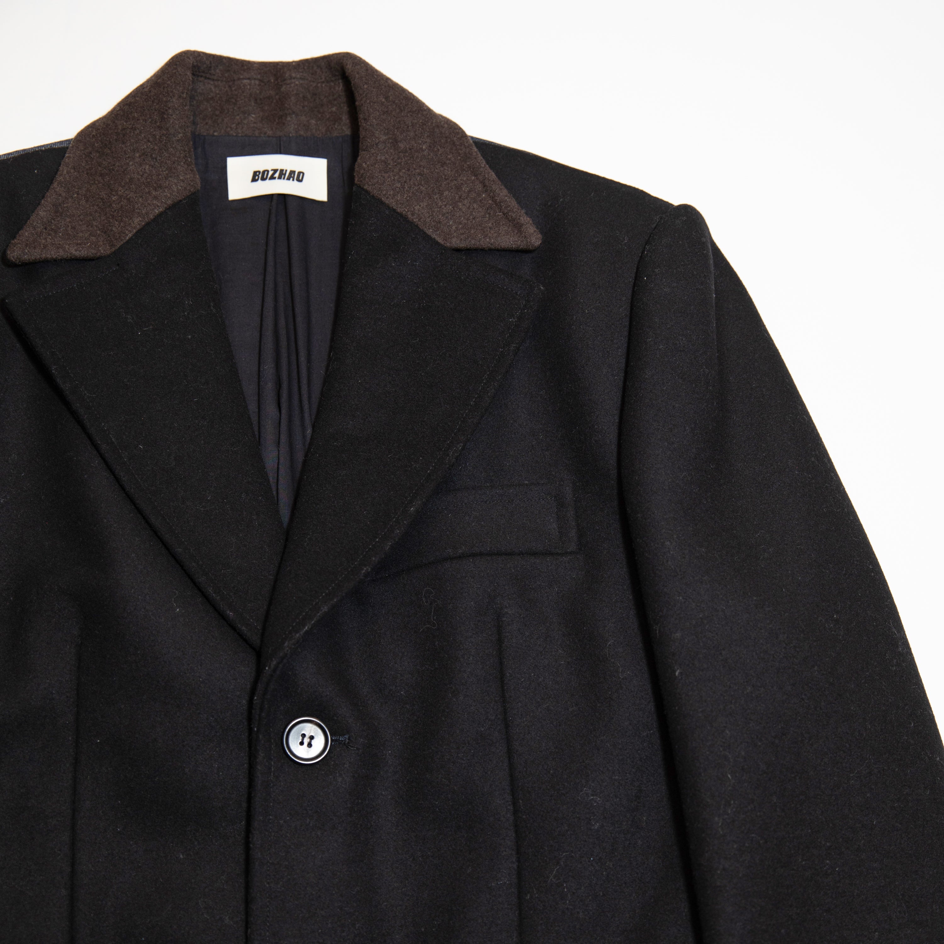 Melton Wool Box Fit Full Length Tailor Coat