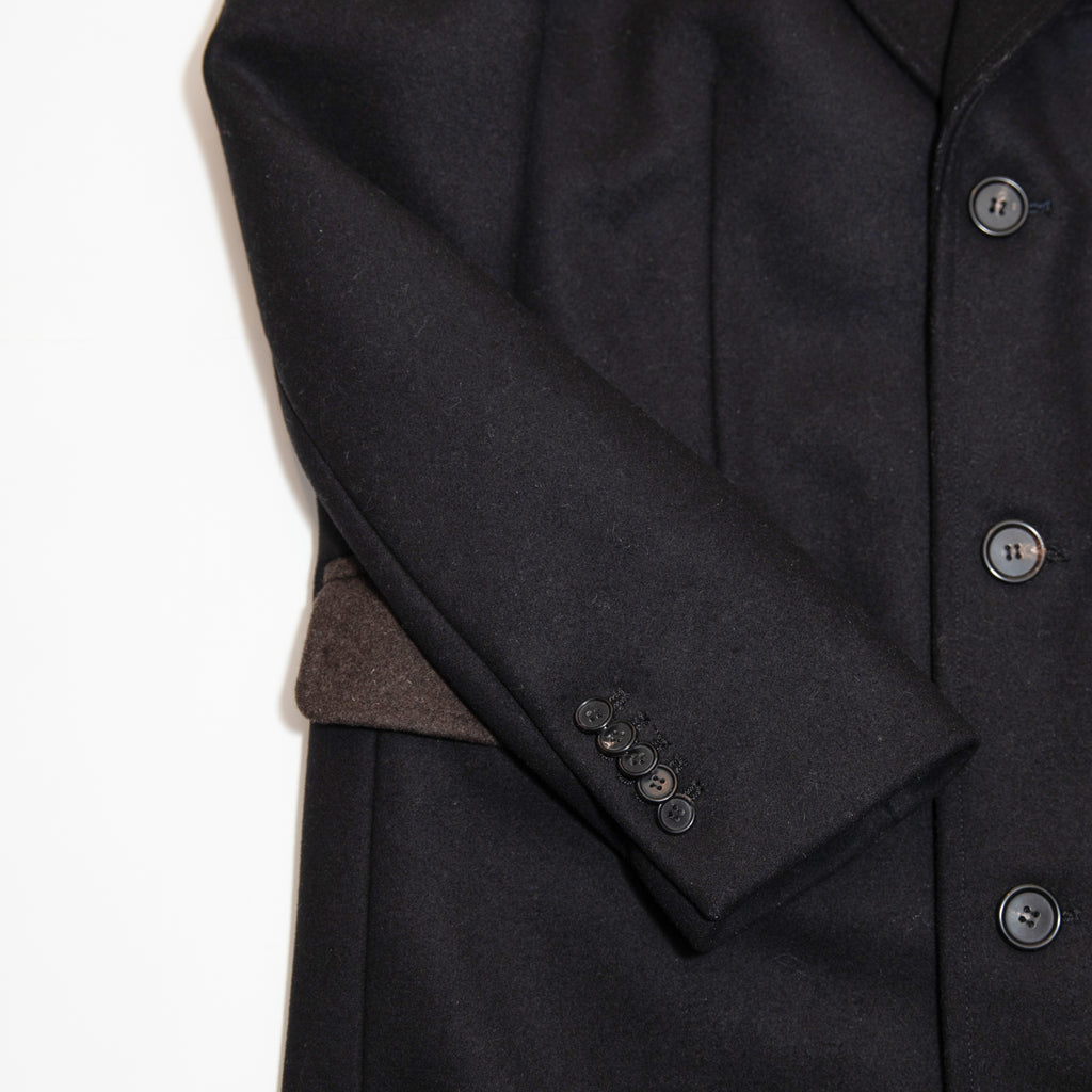 Melton Wool Box Fit Full Length Tailor Coat